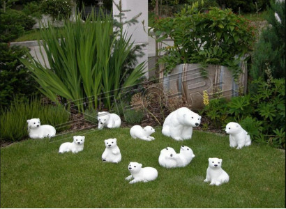 Statuen Figur Frau 20cm Garten Designer Figuren Skulptur Skulpturen